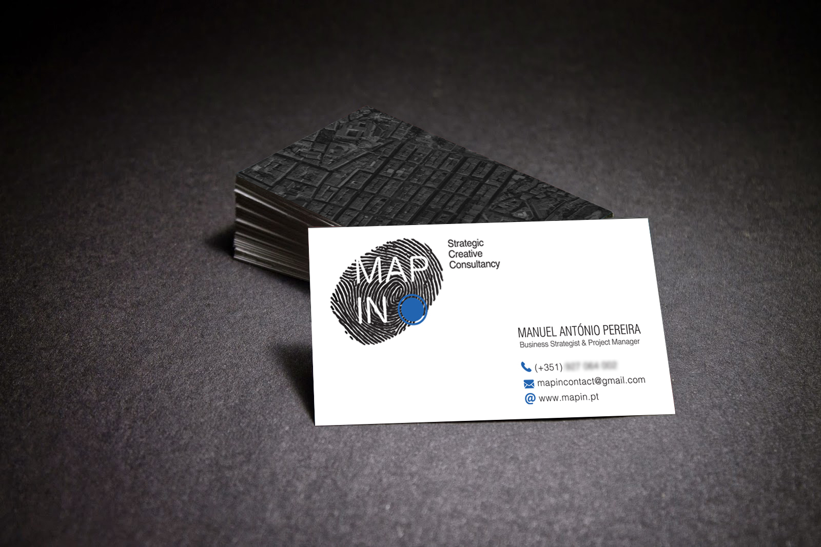 MAP IN Business card